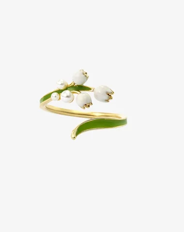 Bague fleur Linglan Series Design o - 3