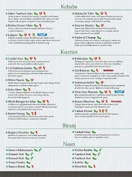 Kebabs & Kurries - ITC Gardenia menu 1