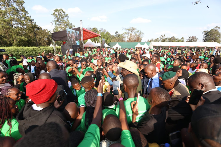 President William Ruto spends time with kids as he celebrates his birthday on December 21, 2022.