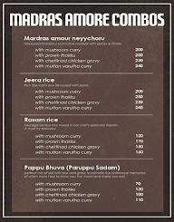 Madras Amore menu 7