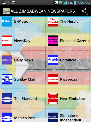 ZIMBABWE NEWSPAPERS