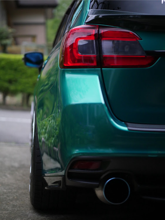 レヴォーグのいつもいいね＆コメントありがとうございます・Be-PIT・Pearl Dark Green・マフラー大百科・BLITZ NUR-SPECに関するカスタム事例の投稿画像1枚目