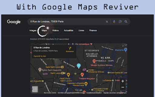 Google Maps Button Reviver