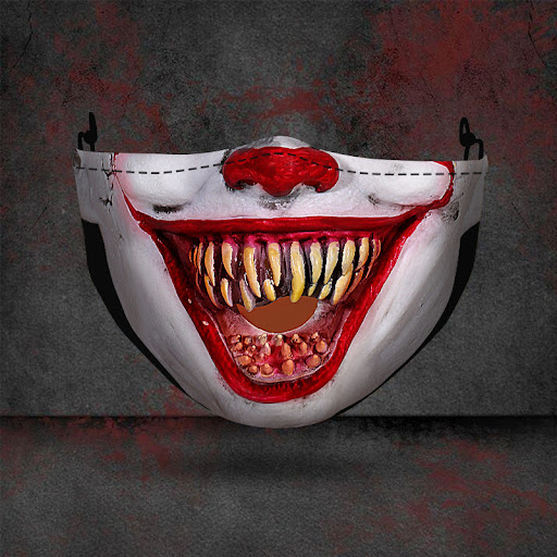 Title 6, Halloween printed mask for costumes and parties...
