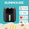 Nồi Chiên Không Dầu 9L Sunhouse Shd4036 - Bảo Hành Chính Hãng 12 Tháng