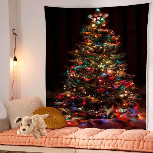 Title 2, Decorate Tapestry Christmas Tree Kindergarten D...