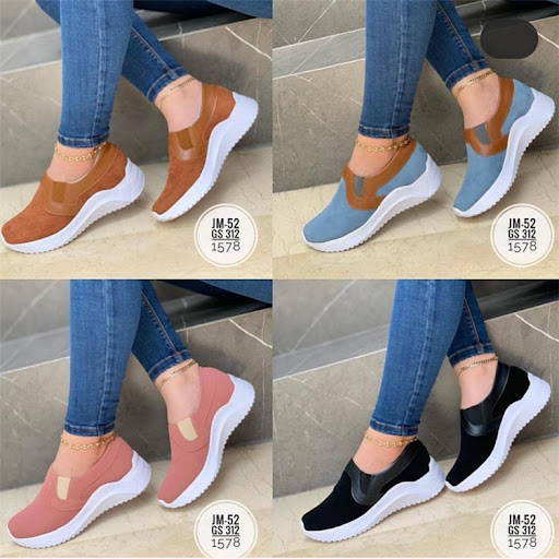 Title 2, Womens Flat Sneakers Breathable Walking Shoes ...