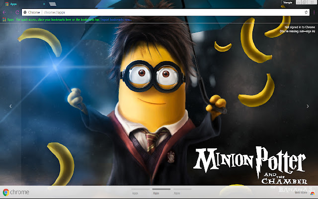 Harry Potter 1366x768 chrome extension