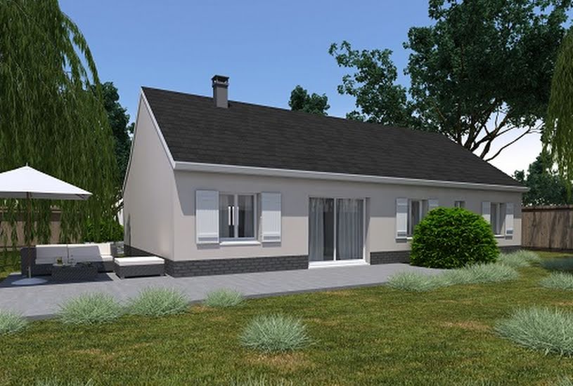  Vente Terrain + Maison - Terrain : 858m² - Maison : 96m² à Morgny-la-Pommeraye (76750) 