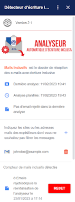  Detecteur ecriture inclusive screenshot 1