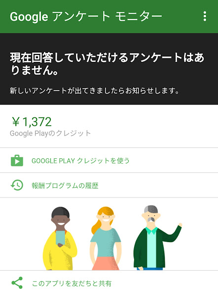 Google アンケート モニター