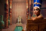 Egyptische, vrouwelijke farao