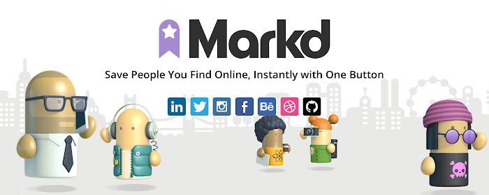 Markd - Save & Tag People on LinkedIn Twitter marquee promo image