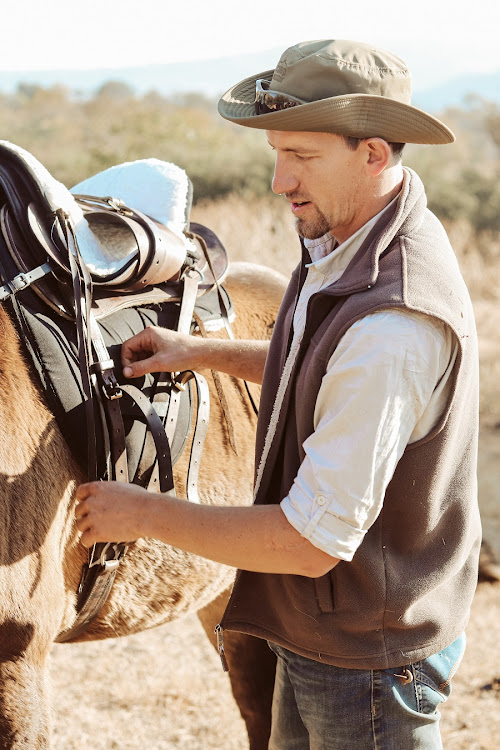 Guide Rynhardt Erasmus is a convivial and cool cowboy.