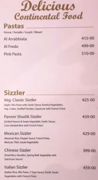 Aria Multicuisine menu 1