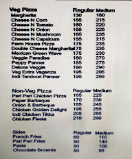 Crazy Pizza menu 1