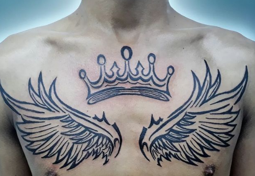 Wings With Crown 