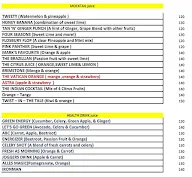 Fuel Juice And Pasta Bar menu 7