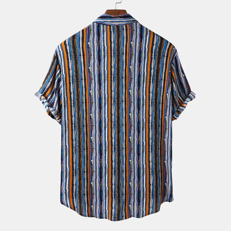 RAFFAEL - Sommer Retro-Freizeithemd Fur Manner