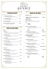 Dockway Kitchen & Bar menu 2