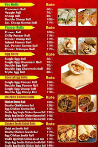 Roll Xpress menu 1