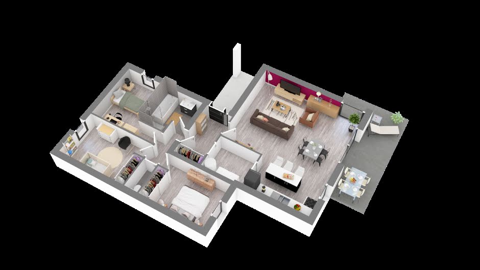 Vente maison neuve 4 pièces 94.65 m² à Les Andelys (27700), 288 000 €