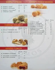 The Appetite Momos menu 1