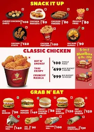 Five Star Chicken menu 1