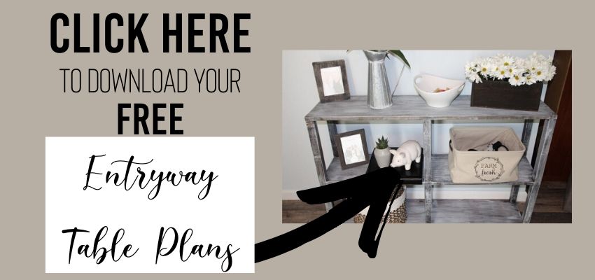 How To Make A Diy Entryway Table Home By Jenn