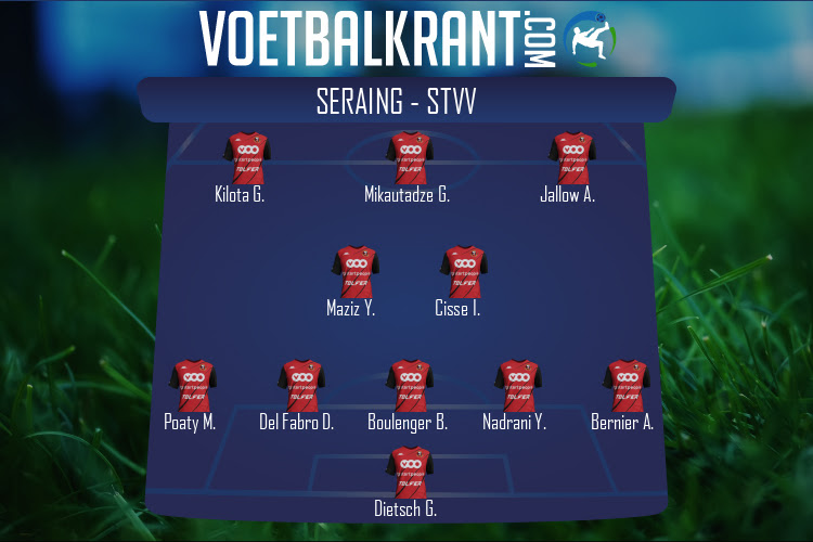 Opstelling Seraing | Seraing - STVV (27/11/2021)