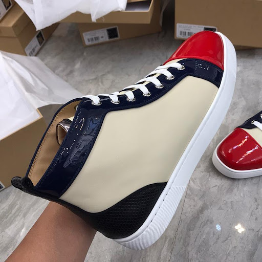 Title 3, Mens High Top Casual Board Shoes Crocodile Pat...