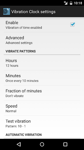 Vibration Clock