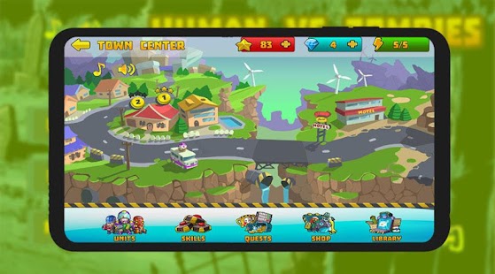 Humans Vs Zombies Wars Screenshot