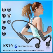 Tai Nghe Bluetooth Ks19 Truyền Âm Qua Xương Tai Không Dây Giảm Tiếng Ồn