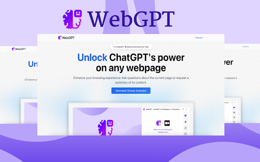 WebGPT - ChatGPT for Webpages, AI Transaltor, Free AI Copilot by ChatGPT-4