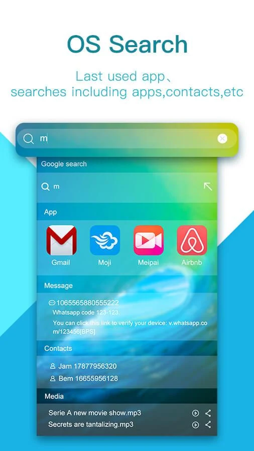   i9 oslauncher-Stylish, Smart- ekran görüntüsü 