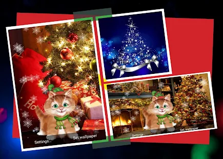 Winter Kitty Live Wallpaper