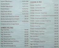 Sukh Sagar menu 4