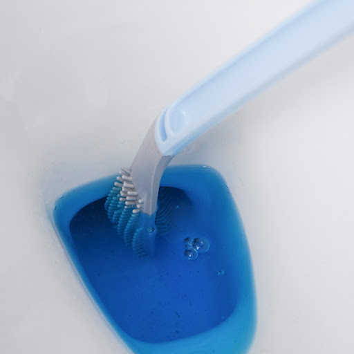 Title 9, Soft Plastic Toilet Brush with No Dead Ends, Da...