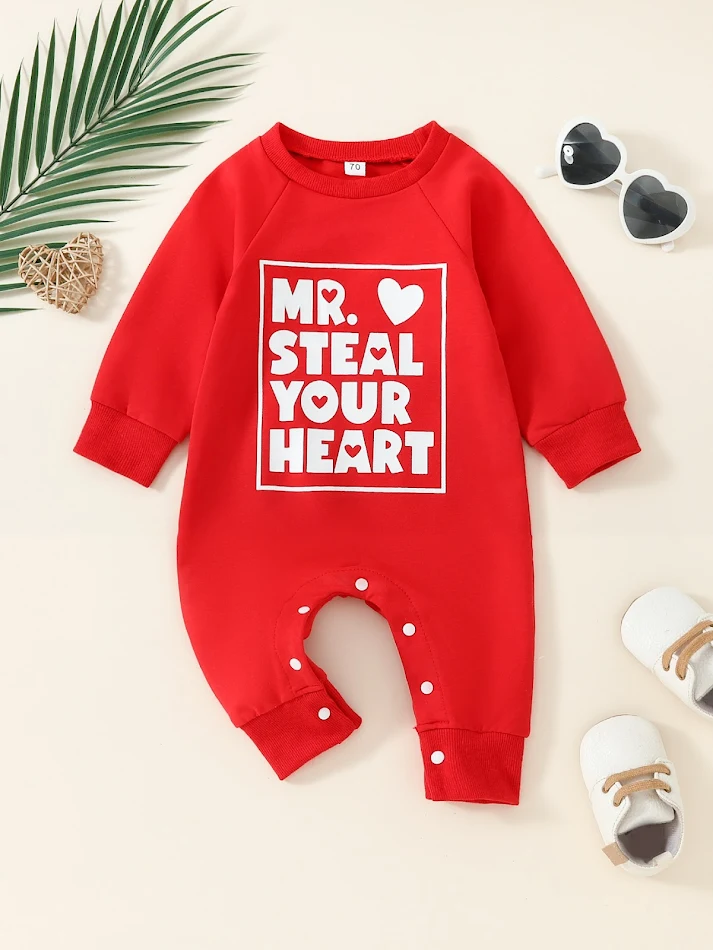 Baby eendelig romper Lang Klimmen Liefde, zacht en comfortabel voor je kleintje om te klimmen, spelen en de wereld te ontdekken met liefde