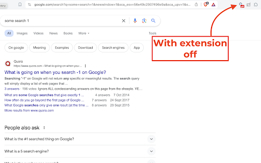 Web Only (Classic) Google Search screenshot 3