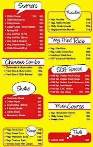 SGF - Spice Grill Flame menu 1