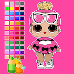 Cover Image of Download Dolls Coloring Book 1.3 APK