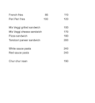 Chapati Vegetarian menu 7