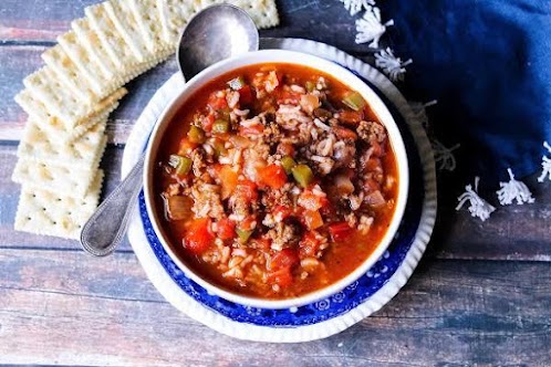 Stuffed Bell Pepper Soup