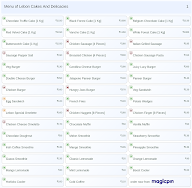 Lebon Cakes And Delicacies menu 1
