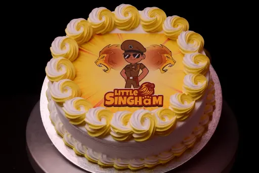 Little Singham Photo Cake