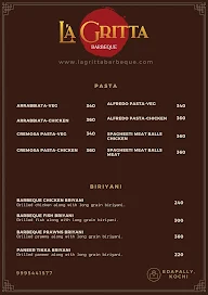 LaGritta Barbeque menu 3