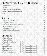 Second Home menu 6