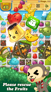 Monkey Fruits Crush (Mod Gems)